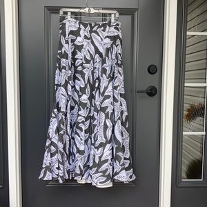 100% linen maxi skirt price is firm